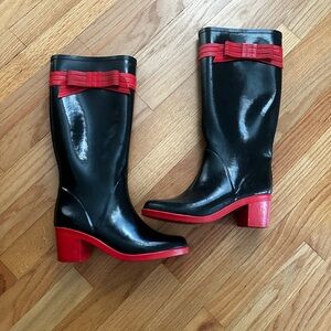Kate spade rain boots size 8
